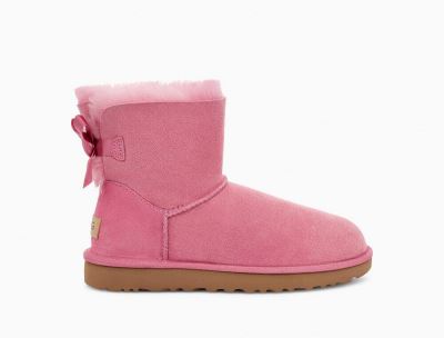 UGG Mini Bailey Bow II Womens Boots Wild/ Rose - AU 826LT